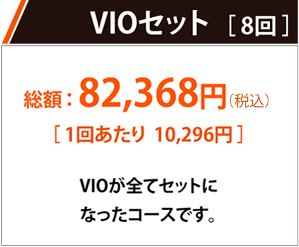 VIOセット 1回あたり8,008円